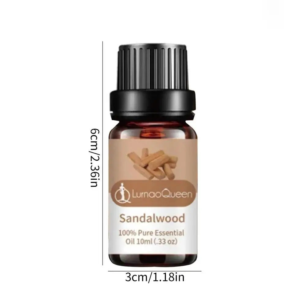 Organic Essential Oil Aromatherapy Essential Oils Bergamot Sandalwood Lemongrass Peppermint Essential Oil for Diffusers Sleep